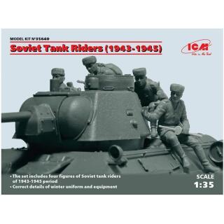 ICM 35640  1/35 Figuren Soviet Tank Riders 1943-1945