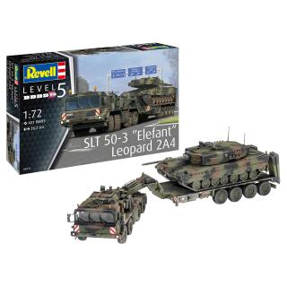 Revell REV-03311 SLT 50-3" Elefant und Leopard 2A4, 1:72 Toys,