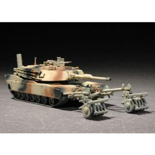 Trumpeter 07278 Modellbausatz M1A1 with Mine Roller Set