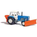BUSCH TT 8699 Traktor ZT300 mit Schneepflug M: 1/120