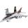 Revell 03847 F/A-18F Super Hornet Fahrzeug originalgetreuer Modellbausatz für Experten, unlackiert
