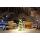 2 Weihnachtsmarktbuden mit beleuchtetem Weihnachtsbaum  Faller 134002