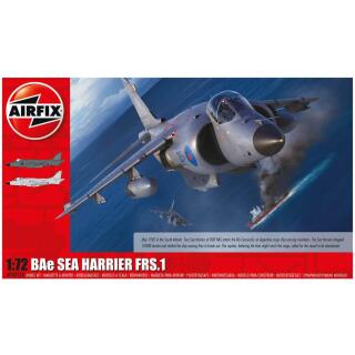 Airfix A04051A BAe Sea Harrier FRS.1 Modellbausatz im Maßstab 1:72 Warship Cleveland, Mehrfarbig