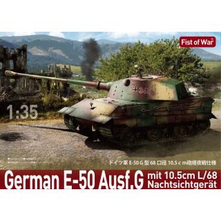 German E50 Ausf.G With 10,5cm L/68 And Night Vision 1/35