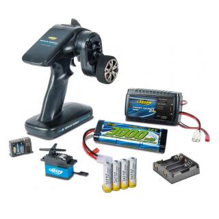 RC-Reflex Pro 3 Elektro Set / RC7 Fahrregler Akkus Servo Lader - alles drinnen