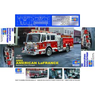 Trumpeter 02506 Modellbausatz American LaFrance Eagle Fire Pumper 2002