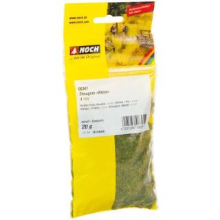 NOCH 08361  Streugras „Wiese“ für Modellbau,  20 g Beutel ideal für Spurweiten 0, H0, TT #1 #1