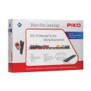 Piko 57123 Start-Set mit Bettung Güterzug Dampflok...
