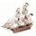 Occre 13600 Holzbausatz Corsair 1/80 mit Beschlagteilen und Segeln