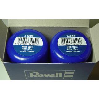 Revell 34200 Sprühlack Doppelpack ( 2x100ml) RBR Blue metallic