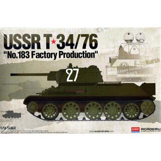 1/35 USSR T34/76 No.183 Factory Production #13505 ACADEMY MODEL KIT